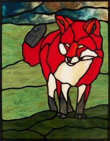 Fused Glass Ladybug Clock Project, Free Stained Glass Patterns